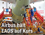 Ein Airbus A320 in der Produktion