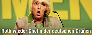 Bundesvorsitzende von Bündnis 90/Die Grünen, Claudia Roth