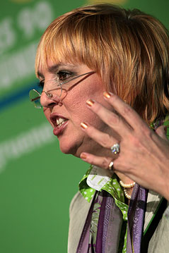 © dapd/Johannes Simon Bundesvorsitzende von Bündnis 90/Die Grünen, Claudia Roth
