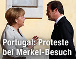 Angela Merkel und Pedro Passos Coelho