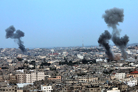 © APA/EPA/Mohammed Saber Luftangriff auf Gaza-Stadt