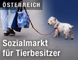 Hund an der Leine