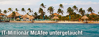 Strand in Ambergris Caye, Belize