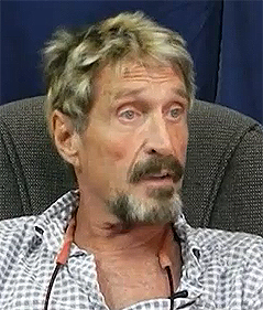 © APTN McAfee-Gründer John McAfee