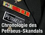 Uniform mit dem Namensschild von David Petraeus