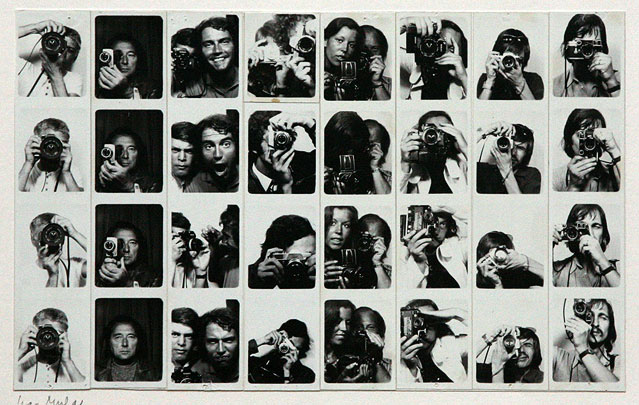 © Franco Vaccari Fotoautomatbilder von Franco Vaccari "Ausstellung in Echtzeit Nr. 4, 1972"