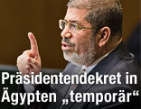 Ägyptens Präsident Mursi