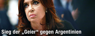 Die argentinische Präsidentin Cristina Elisabet Fernández de Kirchner