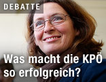 KP&Ouml;-Spitzenkandidatin und Stadtr&auml;tin Elke Kahr