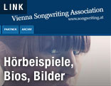Screenshot der Website der VSA (Vienna Songwriting Association)