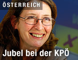 KP&Ouml;-Spitzenkandidatin und Stadtr&auml;tin Elke Kahr