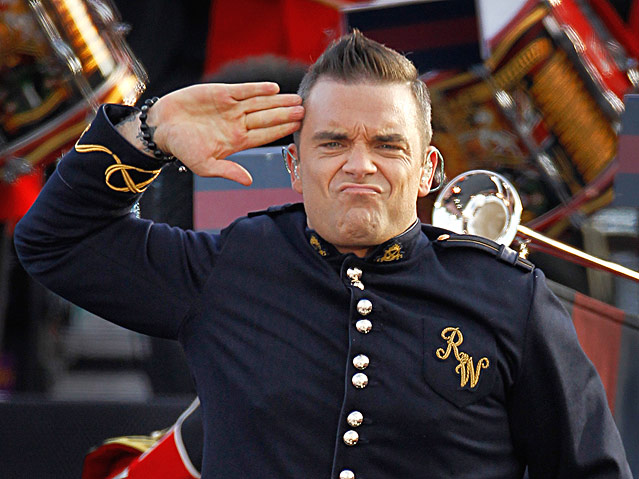 © AP/Joel Ryan Robbie Williams beim Jubiläum der Queen Elisabeth II.