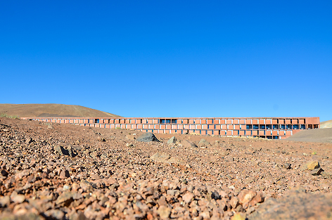 © ORF.at/Peter Prantner Blick auf die Residencia im Paranal-Observatorium