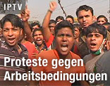 Arbeiterproteste In Bangladesch