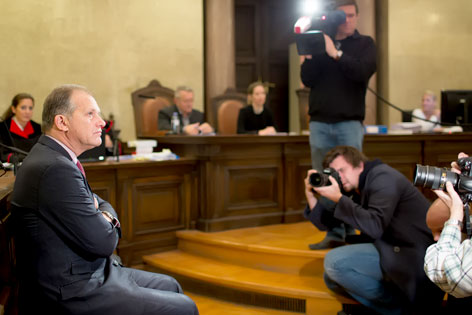 © ORF.at/Roland Winkler Der Angeklagte Ernst Strasser