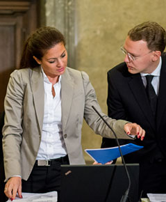 © ORF.at/Roland Winkler Die Staatsanwaltschaft im Strasser-Prozess