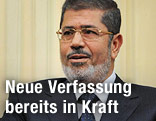 Ägyptens Präsident Mohammed Mursi