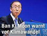UNO-Generalsekretär Ban Ki Moon bei der Klimakonferenz in Doha