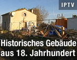 Kleines Gebäude neben dem abgerissenen Schloss