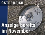 Tafel mit Aufschrift "Staatsanwaltschaft Salzburg"
