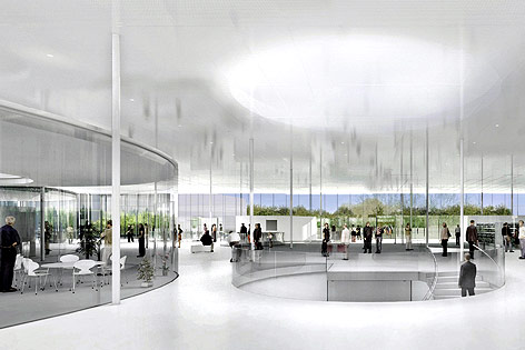 © AP/Sanaa/ Imrey Culbert/ Catherine Mosbach Innenansichtgrafik des Louvre Lens