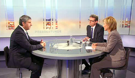 © ORF Vizekanzler Spindelegger in der ORF-Pressestunde