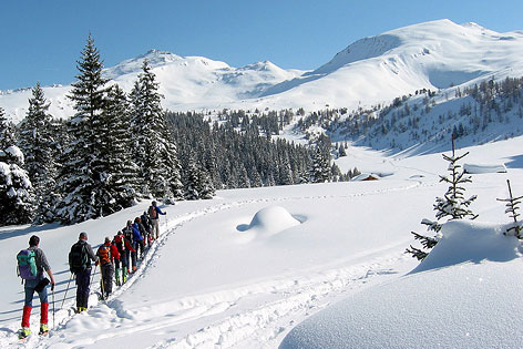 © APA/Barabara Gindl Skitourengeher im Bereich des Silberpfennigs