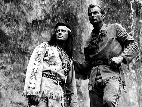 © picturedesk.com/Interfoto/Friedrich Winnetou und Old Shatterhand im Film "Der Schatz im Silbersee"