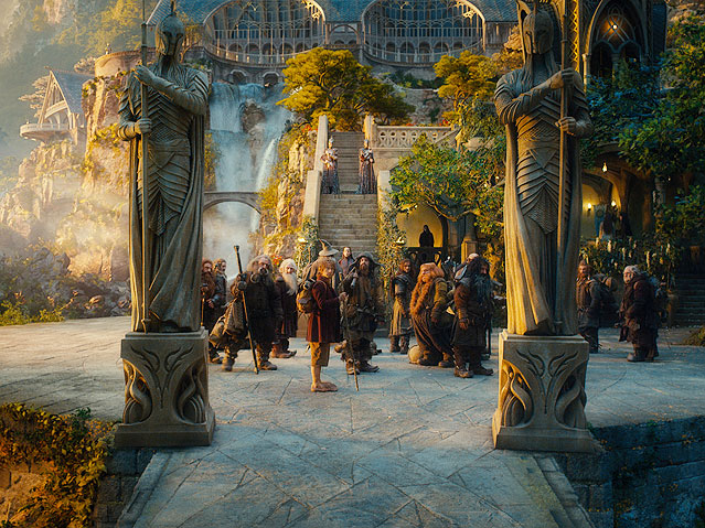© 2012 Metro-Goldwyn-Mayer Pictures Inc. and Warner Bros. Entertainment Inc. Filmszene aus der Hobbit