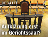 Blick in den Großen Schwurgerichtssaal