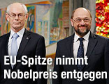 EU-Ratspräsident Herman van Rompuy und Parlamentspräsident Martin Schulz