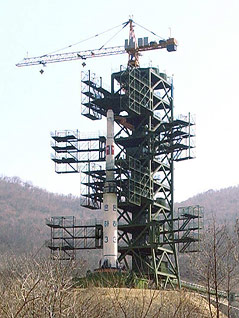 © APA/EPA/KCNA Nordkoreanische Rakete Unha-3