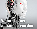 Roboter mit menschlichen Gesichtszügen