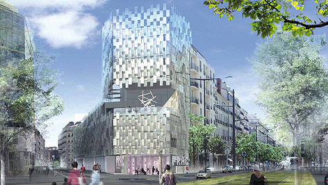Computeranimation des "FRAC" in Marseille