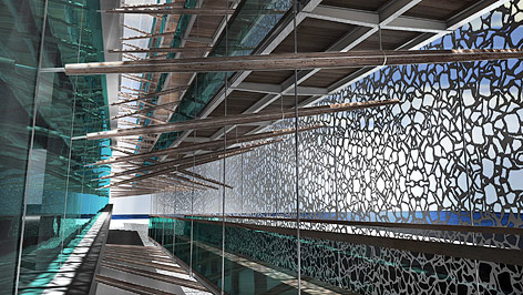 Das MuCem - Musee des Civilisations de l'Europe et de la Mediterranee in Marseille