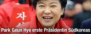 Die neue Pr&auml;sidentin S&uuml;dkoreas, Park Geun Hye