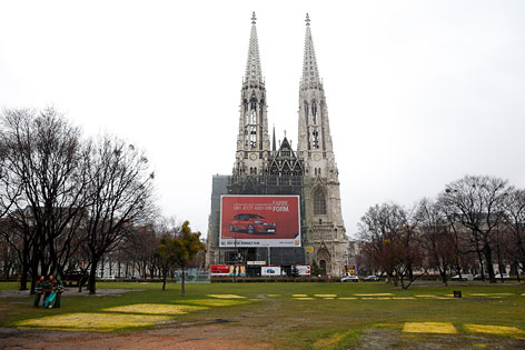 © APA/Georg Hochmuth Park vor Votivkirche nach der Räumung