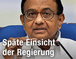 Indiens Finanzminister Chidambaram
