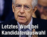 Italiens Ministerpräsident Mario Monti