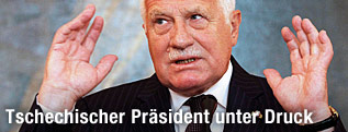 Tschechiens Pr&auml;sident Vaclav Klaus