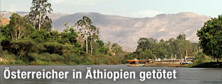 Abschnitt des Nil in Äthiopien