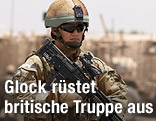 Britischer Soldat in Afghanistan
