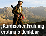 Türkischer Kurde im Bergland