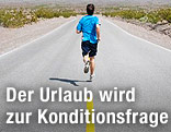 Läufer auf Straße