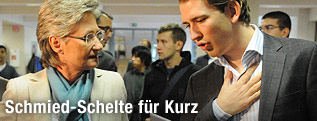 Integrationsstaatssekretär Sebastian Kurz und Bildungsministerin Claudia Schmied