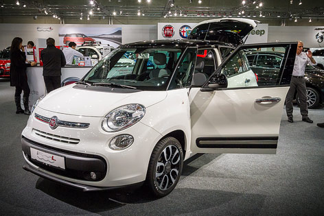 © ORF.at/Christian Öser Der Fiat 500L auf der Vienna Autoshow