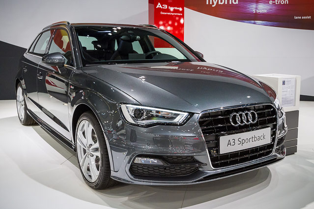 Der Audi A3 Sportback auf der Vienna Autoshow