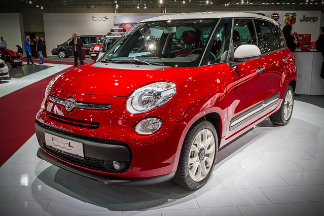 Der Fiat 500L auf der Vienna Autoshow
