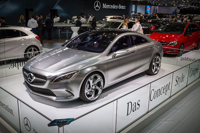 Das Mercedes Concept Style Coupe auf der Vienna Autoshow