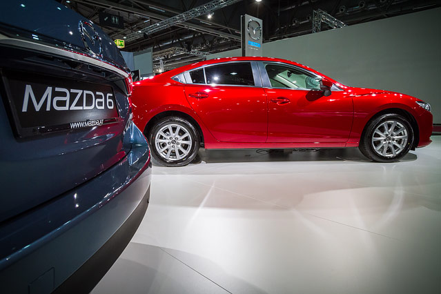 Der Mazda 6 auf der Vienna Autoshow